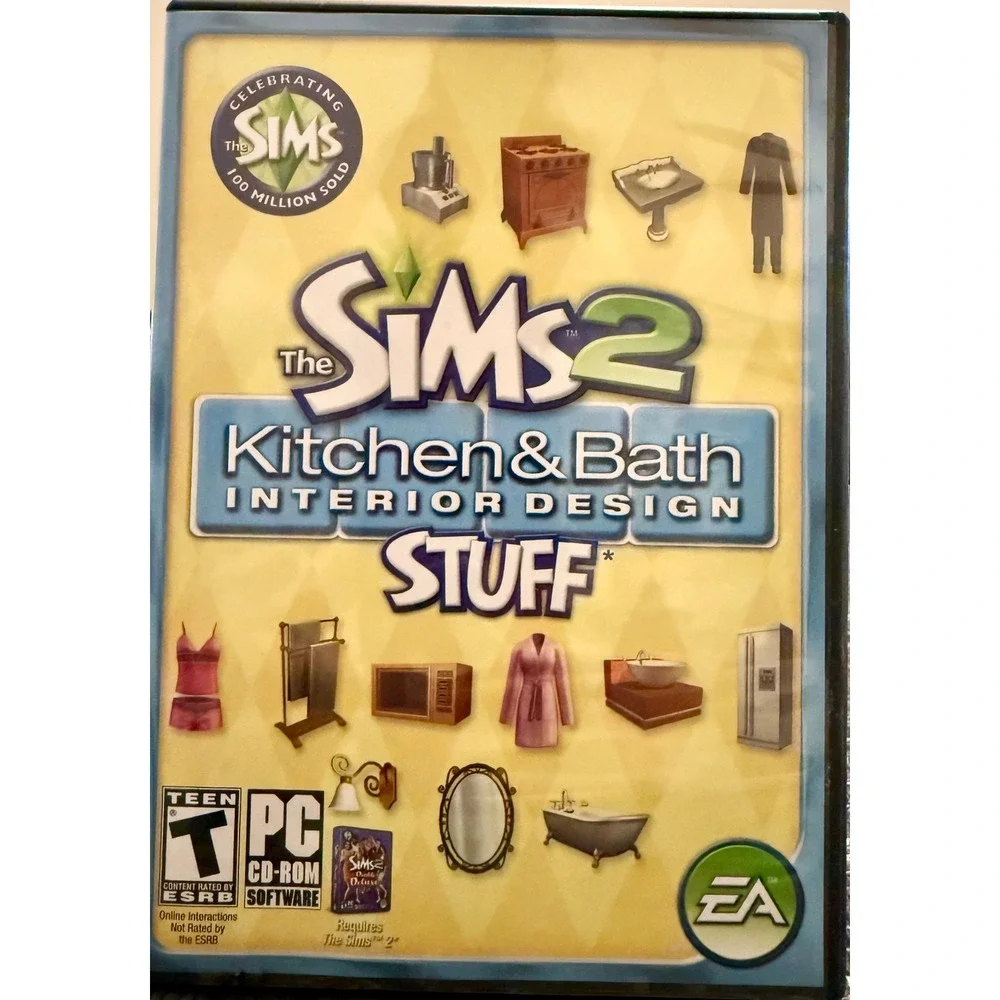 The Sims 2 Kitchen & Bath Interior Design Stuff PC Game Expansion